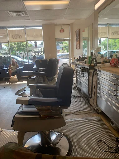 Inside Two Macs Barber Shop